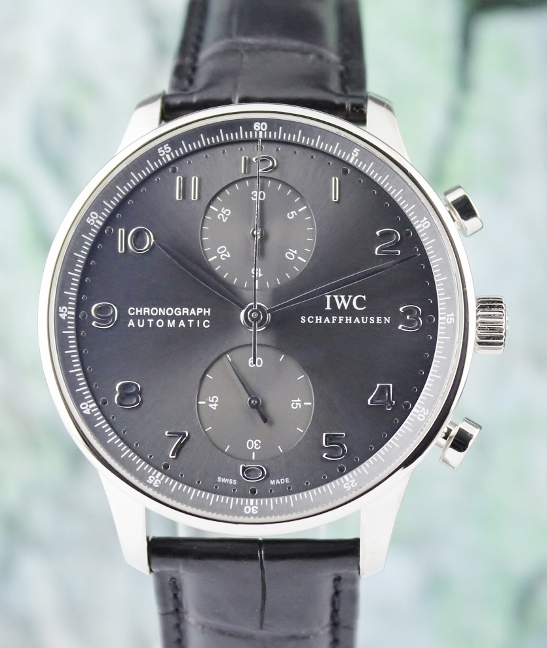 IWC 18K White Gold Portuguese Chronograph Automatic Watch / IW371431